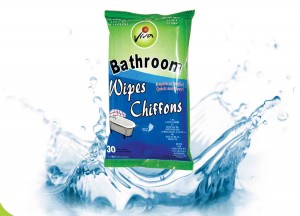 Lingettes de salle de bain